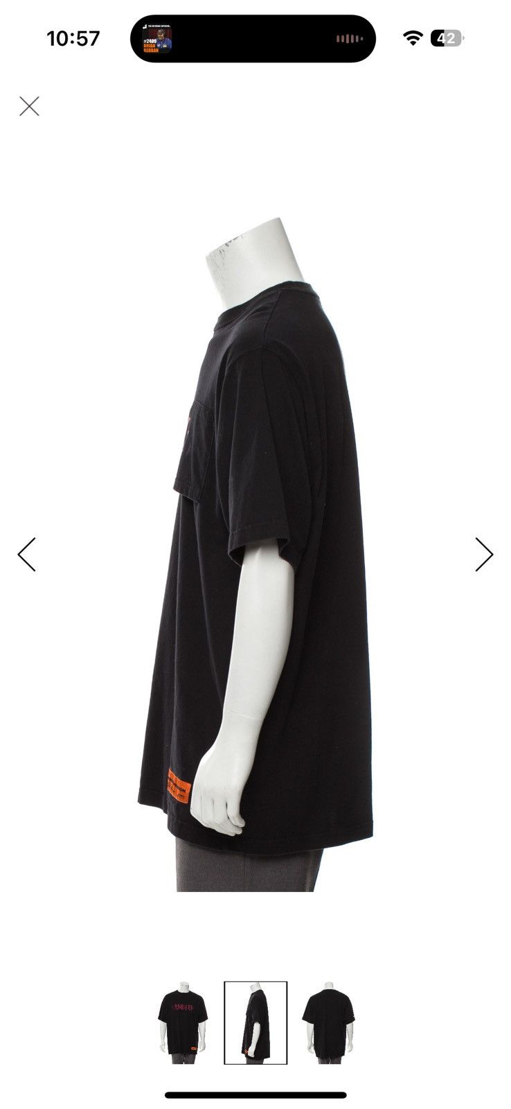 Heron Preston Bad Ideas T shirt Size US XL / EU 56 / 4 - 2 Thumbnail