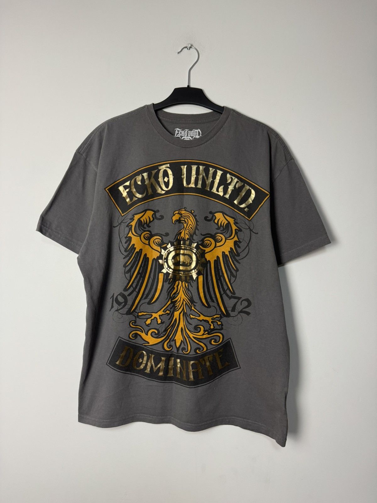 Ecko Unltd. Rare Ecko Unlimited Dominant Eagle Graphic Tee Vintage 00s Size US XL / EU 56 / 4 - 2 Thumbnail