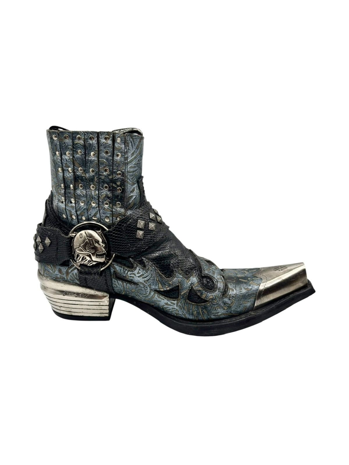 New Rock Vintage New Rock steel cap cowboy boots Size 40 Size US 10 / IT 40 - 6 Thumbnail