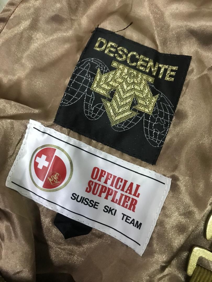 Descente 💥Vintage Descente Overall Gold Ski Team Size US 31 - 11 Thumbnail
