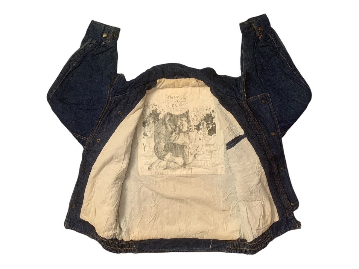 Japanese Brand Rare Design Vintage International Design Group Denim Jackets Size US XL / EU 56 / 4 - 1 Thumbnail