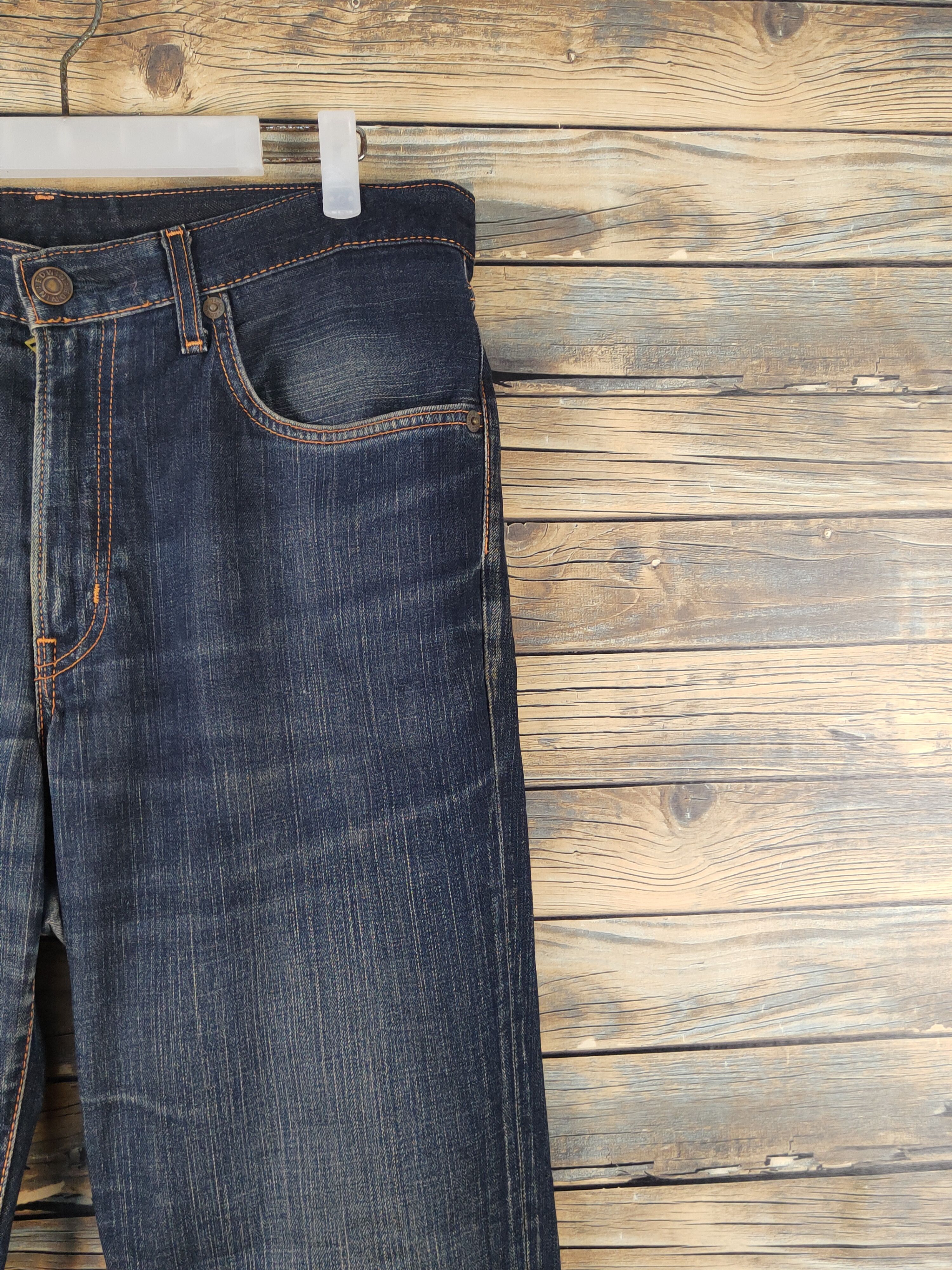 Edwin Edwin vintage Black Distressed Ripped denim Jeans #W1379 Size US 34 / EU 50 - 6 Thumbnail