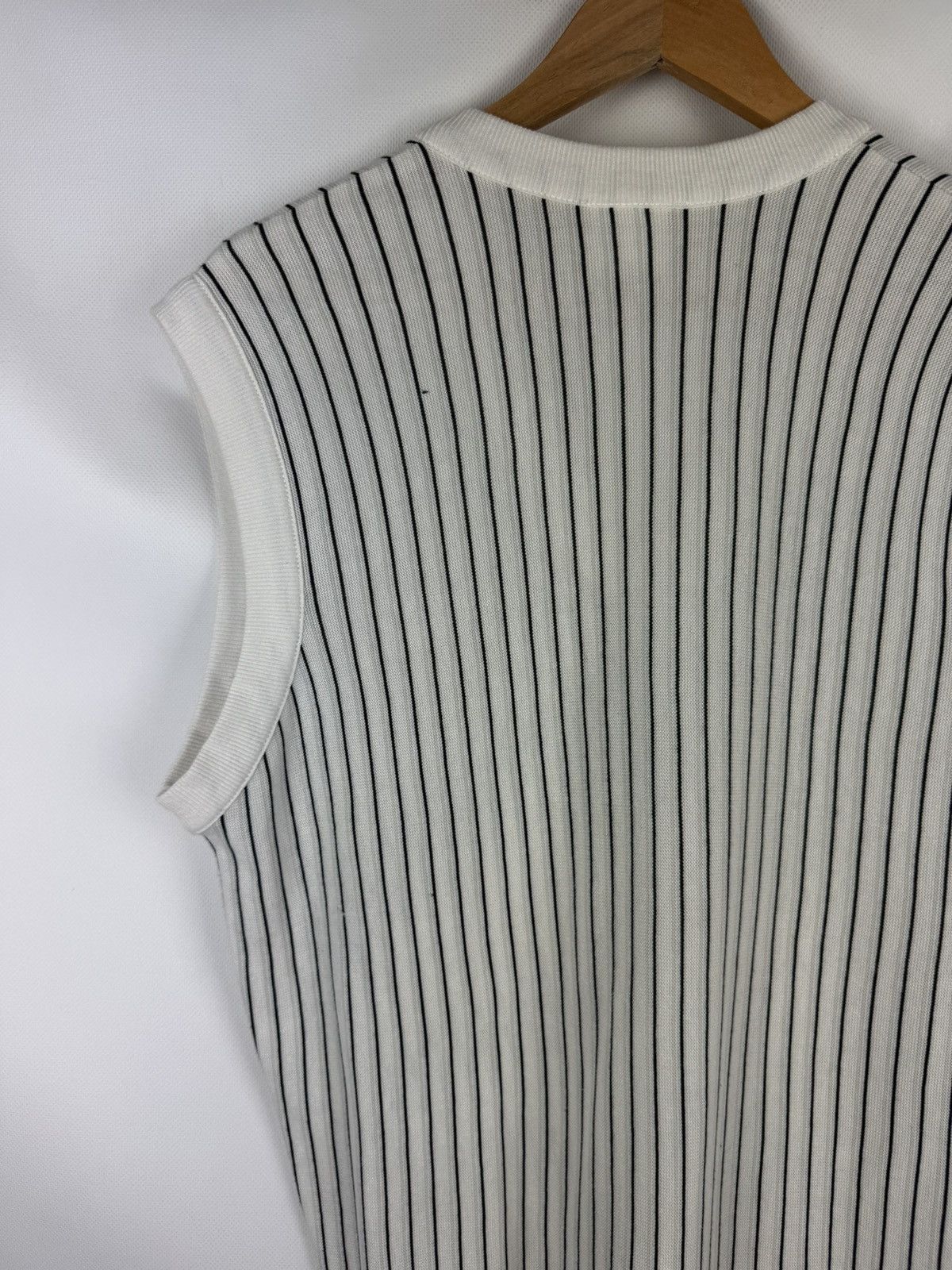 Lacoste Lacoste Limited Edition 75 Anniversary Striped Vest Sweater Size US L / EU 52-54 / 3 - 16 Thumbnail