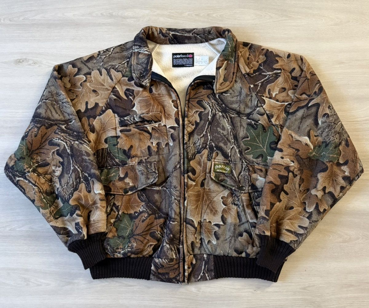 Realtree Vintage Spartan Realtree Polar Fleece Full Zip Bomber 2XL Size US XXL / EU 58 / 5 - 1 Thumbnail
