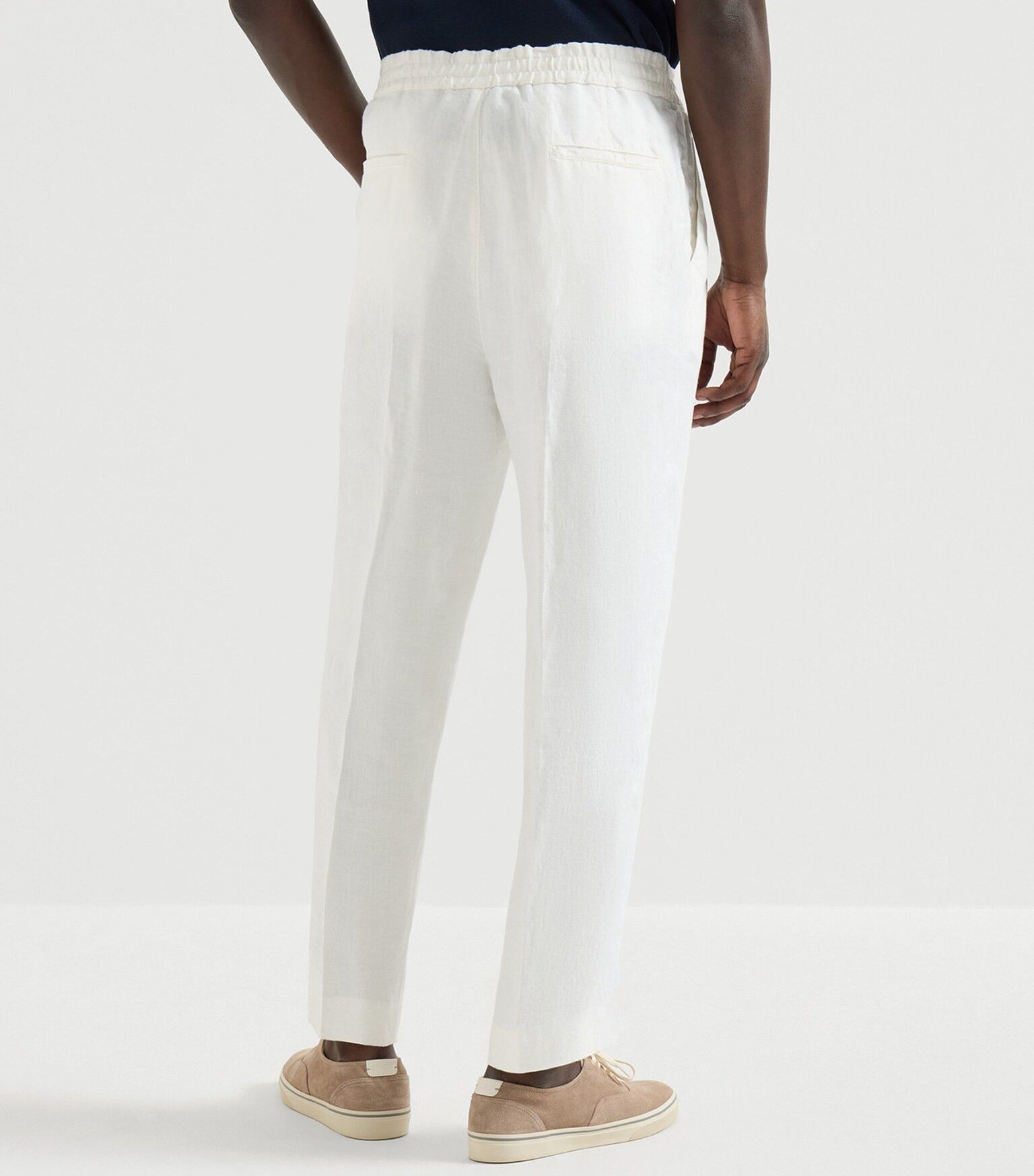 Brunello Cucinelli o1y0526 Jogger & Sweatpant in White Size US 40 / EU 56 - 4 Thumbnail