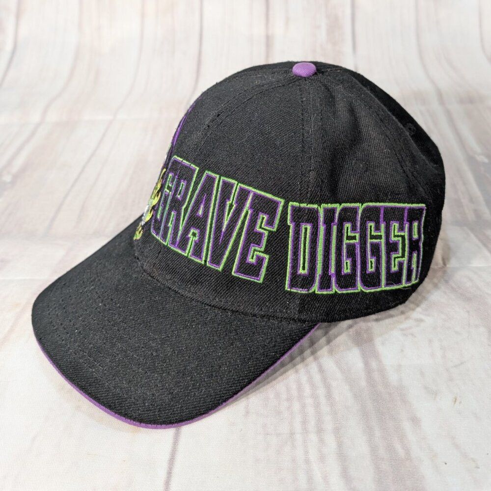 Other Monster Jam Grave Digger Truck Vintage Embroidered Snapback Size ONE SIZE - 2 Thumbnail