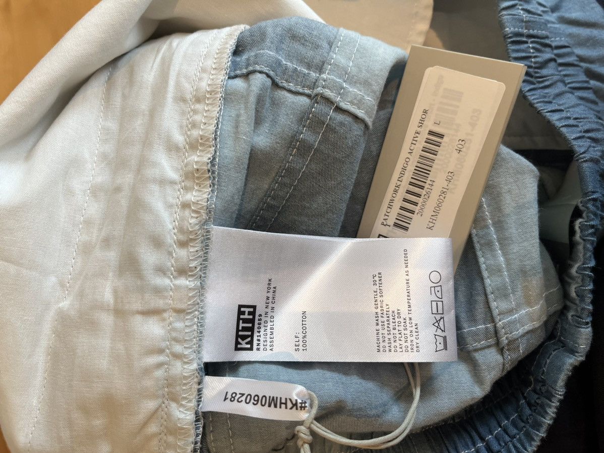 Kith Kith Japanese Patchwork Indigo Active Shorts Size US 34 / EU 50 - 5 Thumbnail