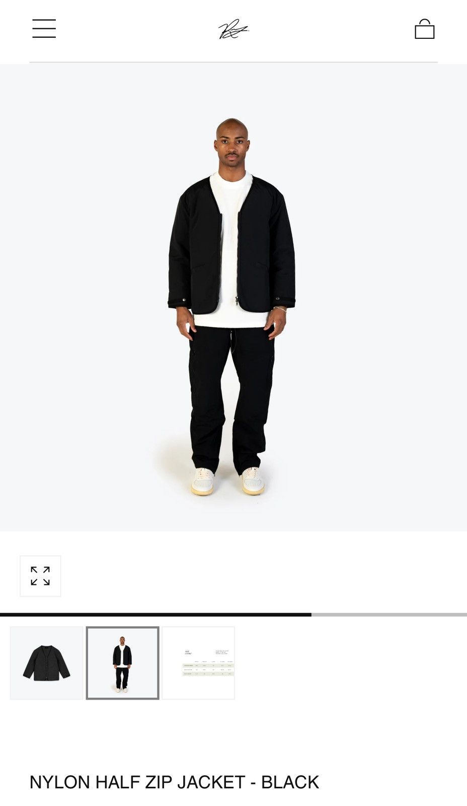 Designer × Richie Le Collection RLC Nylon Half Zip Jacket Size US XXL / EU 58 / 5 - 2 Thumbnail
