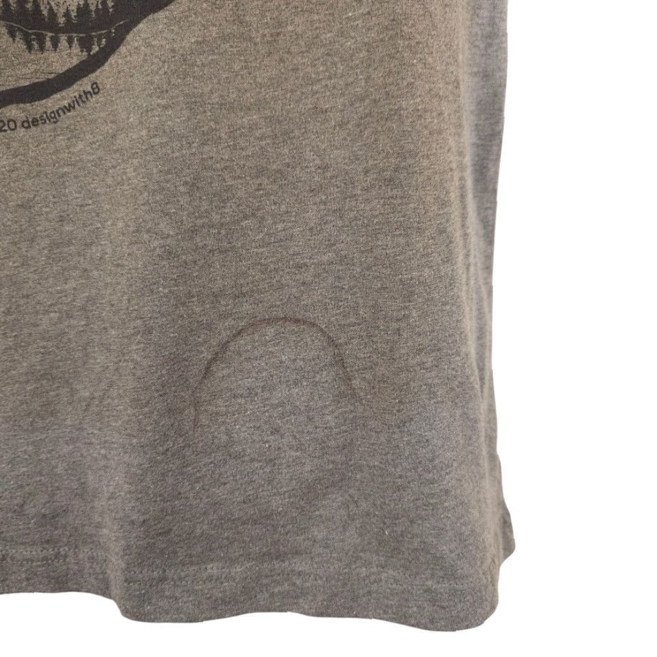 Vintage Bella + Canvas T Shirt Mens Medium Gray Black Rock Climbing Bouldering Traversing Cat Size US M / EU 48-50 / 2 - 6 Thumbnail