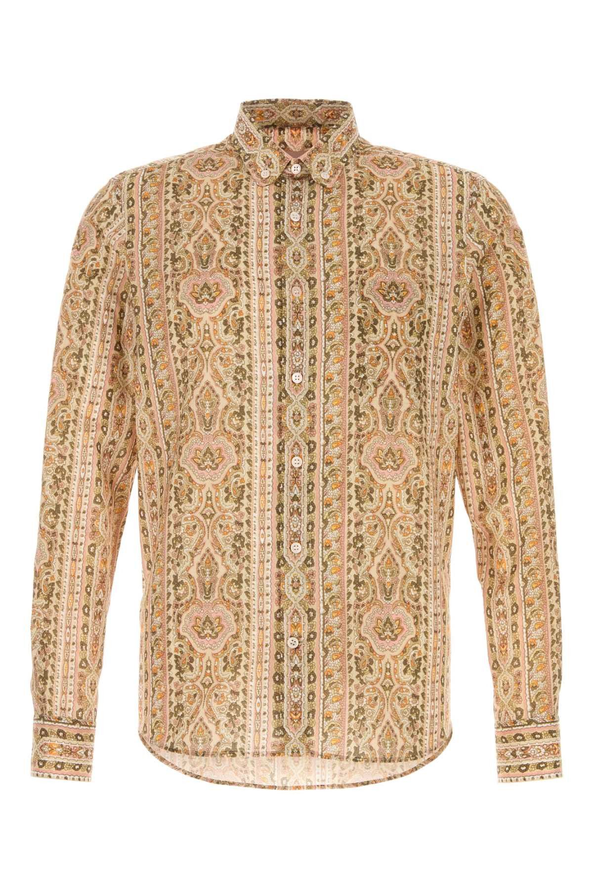 Valentino Printed Cotto Shirt Size US XL / EU 56 / 4 - 1 Thumbnail