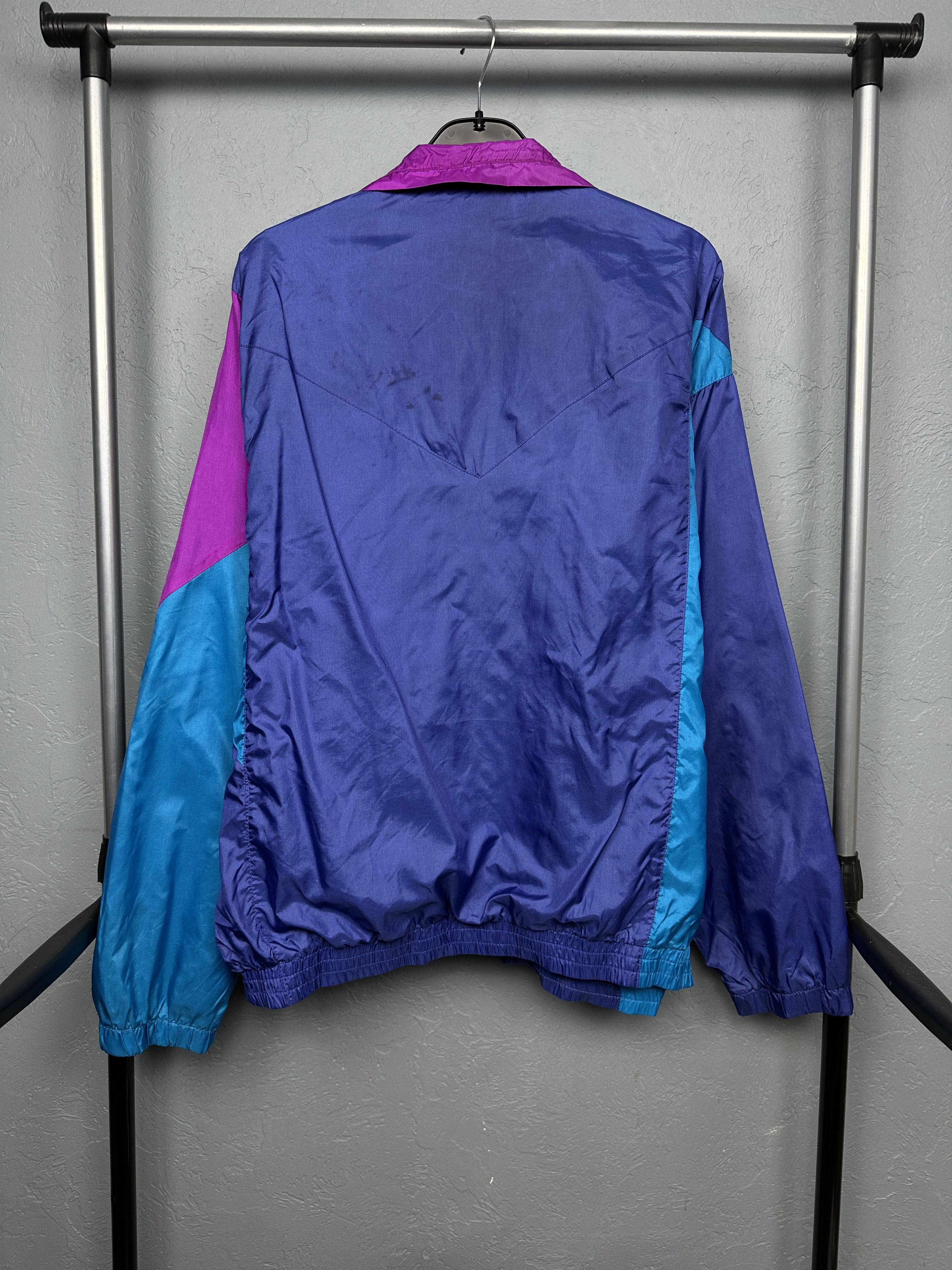 Nike Nike 90s Vintage Mens Nylon Track Top Jacket Size US XL / EU 56 / 4 - 8 Thumbnail
