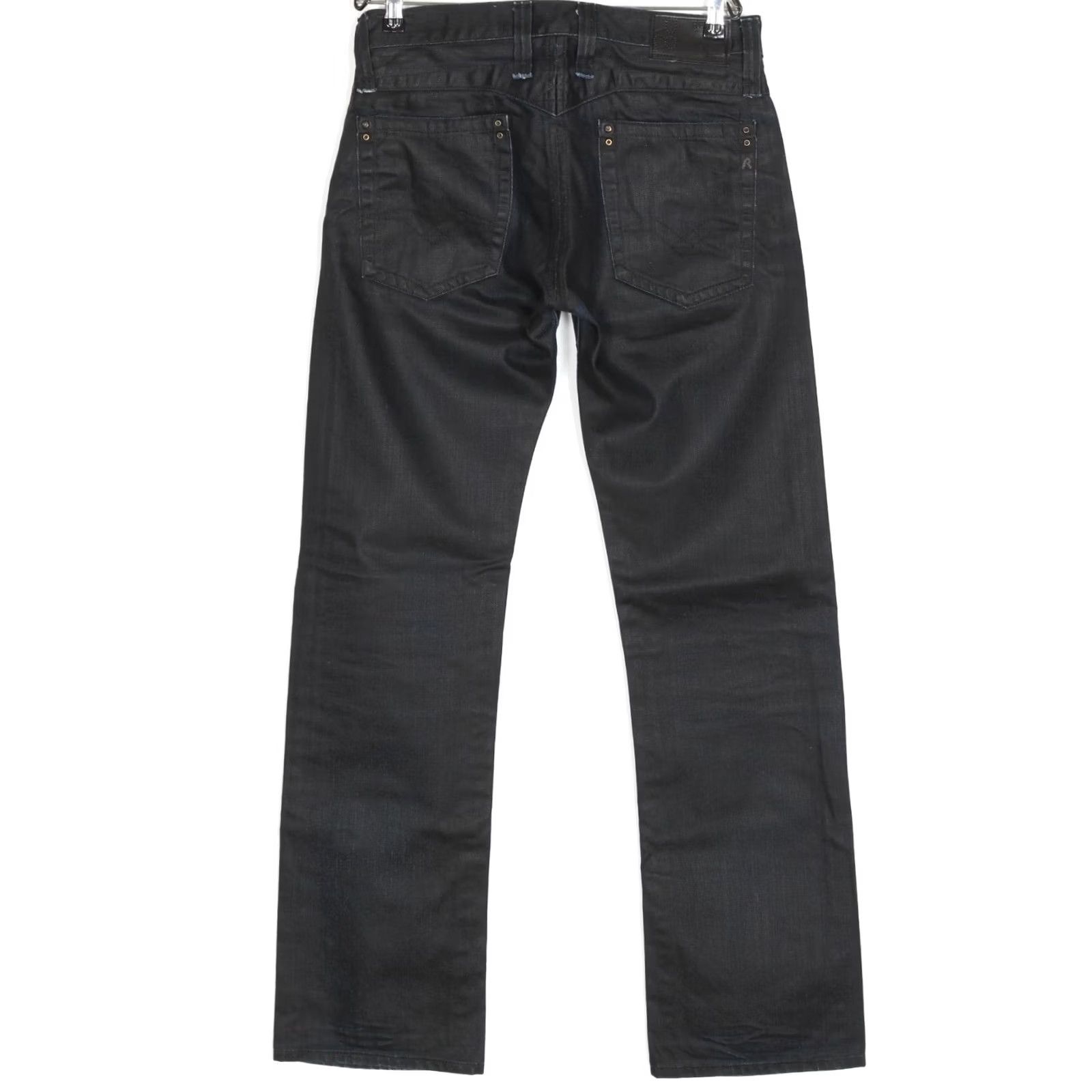 Replay VINTAGE REPLAY DOC Jeans Men 31/34 Regular Straight DZ7843 Blue Denim 5-Pocket Design Waist 31 Inseam 34 Mens Size US 31 - 2 Thumbnail
