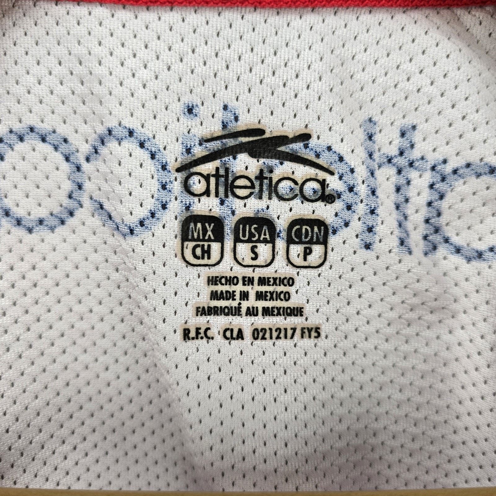 Atletica Atlética Necaxa Soccer Jersey Mens Small Striped 2006-2007 Size US S / EU 44-46 / 1 - 5 Thumbnail