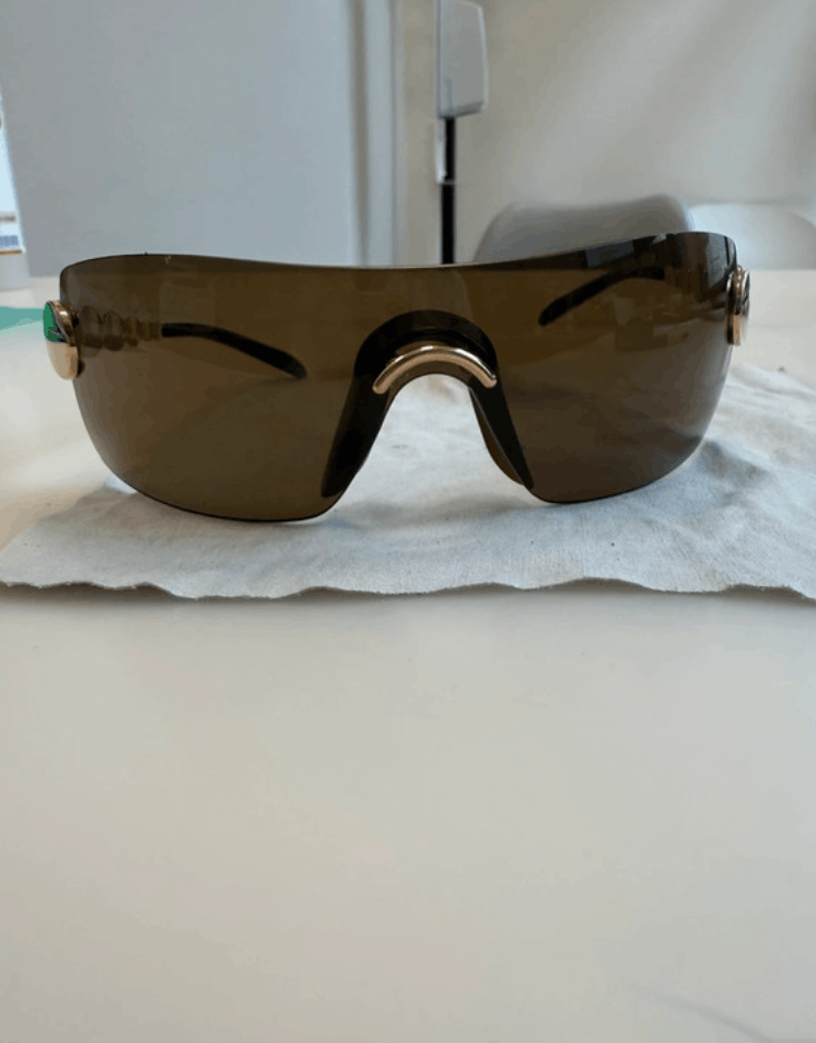 Dior DIOR Sunglasses Millenium Wrap Shield Mask Bike Galliano Era Size ONE SIZE - 4 Thumbnail