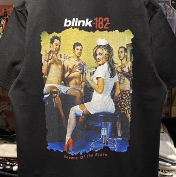 Band Tees BLINK 182 - ENEMA OF STATE 1999 BLACK TEE Size US L / EU 52-54 / 3 - 3 Thumbnail