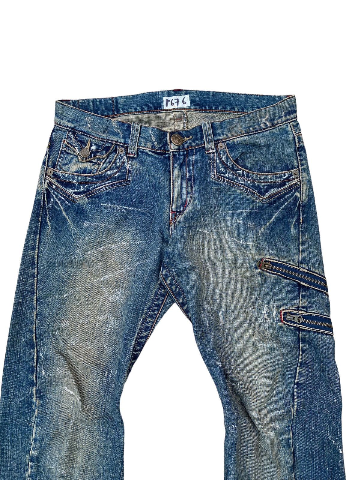 Vintage Vintage Rattle Trap Flare Jeans Size US 35 - 3 Thumbnail