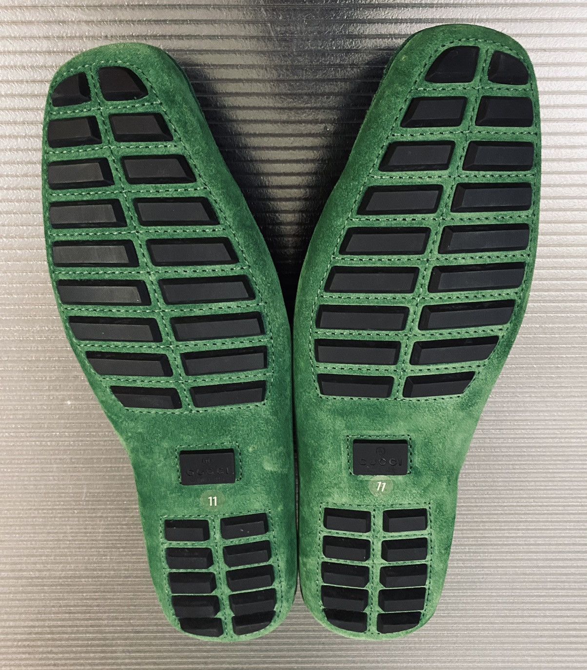 Tom Ford Gucci x Tom Ford 🇮🇹 Shamrock Suede Blk Bamboo Vintage 12 NEW Size US 12 / EU 45 - 9 Thumbnail