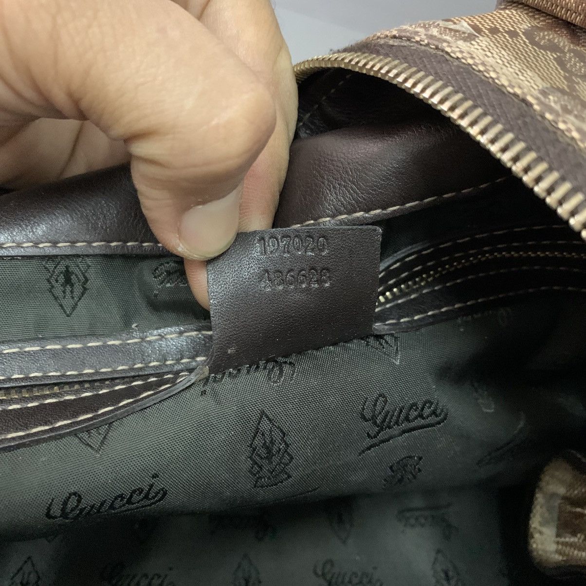 Gucci Gucci Monogram Top Handle Bag Size ONE SIZE - 14 Thumbnail