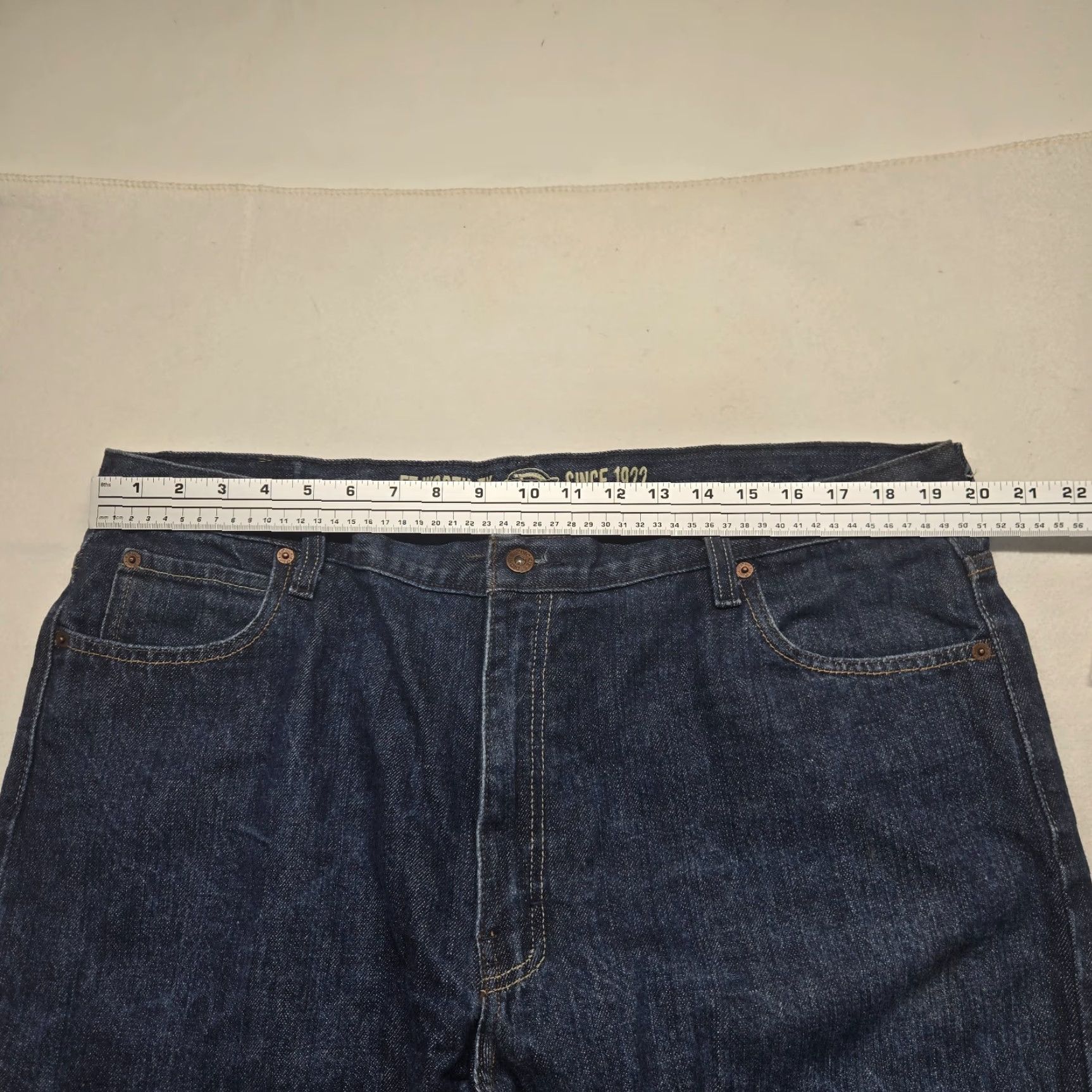 Dickies VINTAGE Dickies Relaxed Fit Denim Work Blue Jeans Adult Men 40 X 30 Workwear Pants Size US 40 / EU 56 - 4 Thumbnail