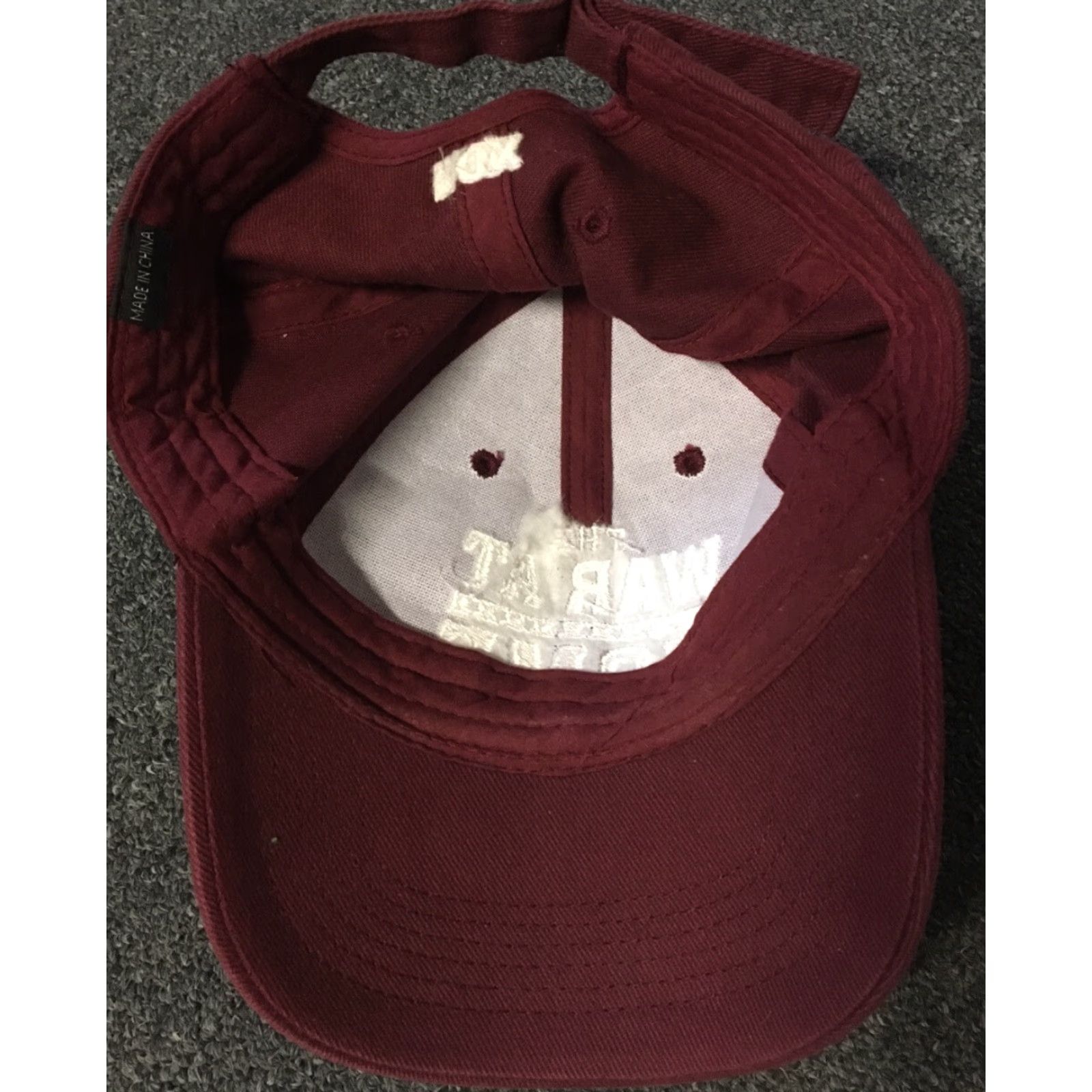 Vintage VINTAGE Fox The War At Home TV Sitcom Promotional Hat Mens Adjustable Red Fox Network TV Series Theme 80s 90s USA Biker Movie Humor Michael Rapaport Size ONE SIZE - 5 Thumbnail