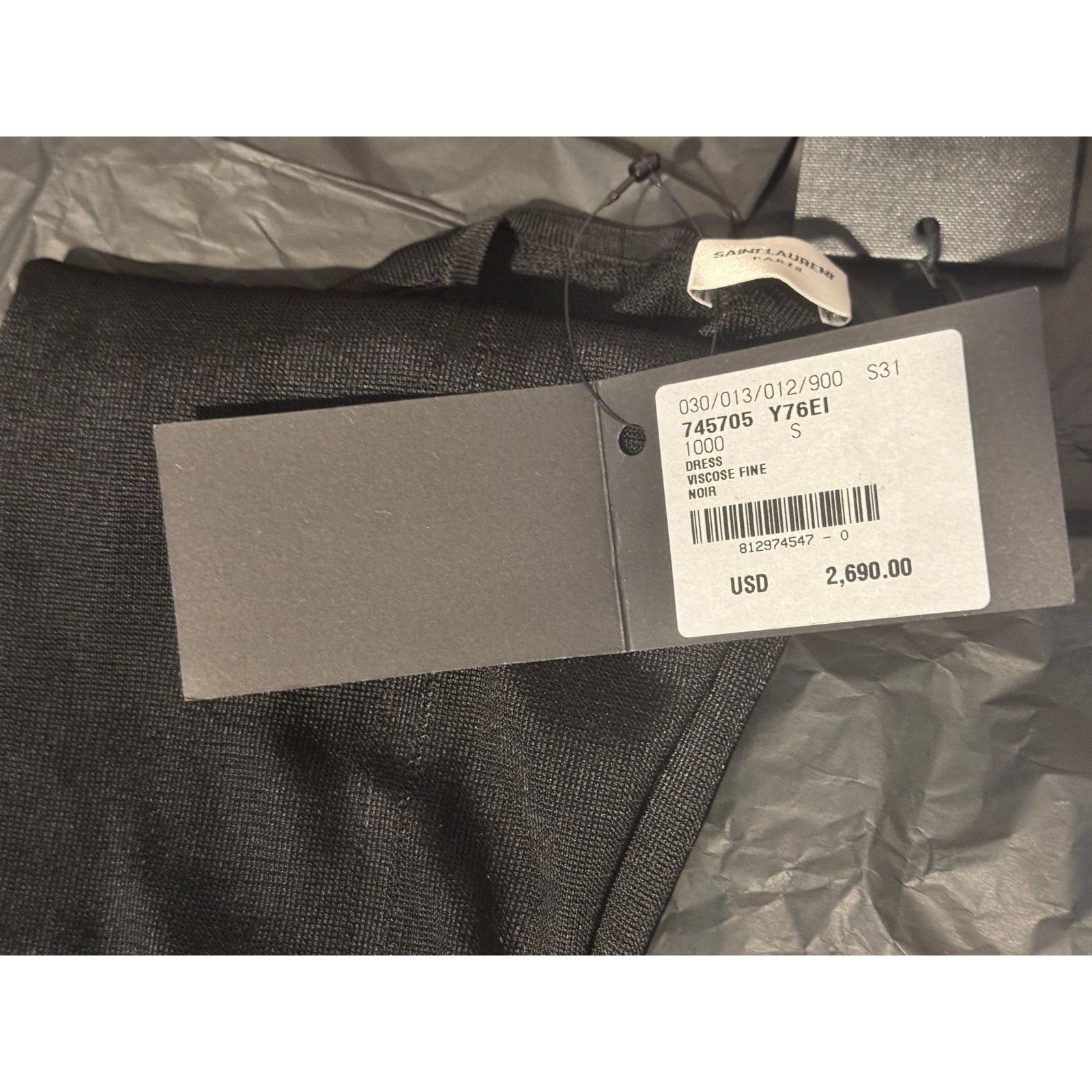 Saint Laurent Paris Title SAINT LAURENT Jersey Maxi Dress New with tags Size S / US 4 / IT 40 - 7 Thumbnail