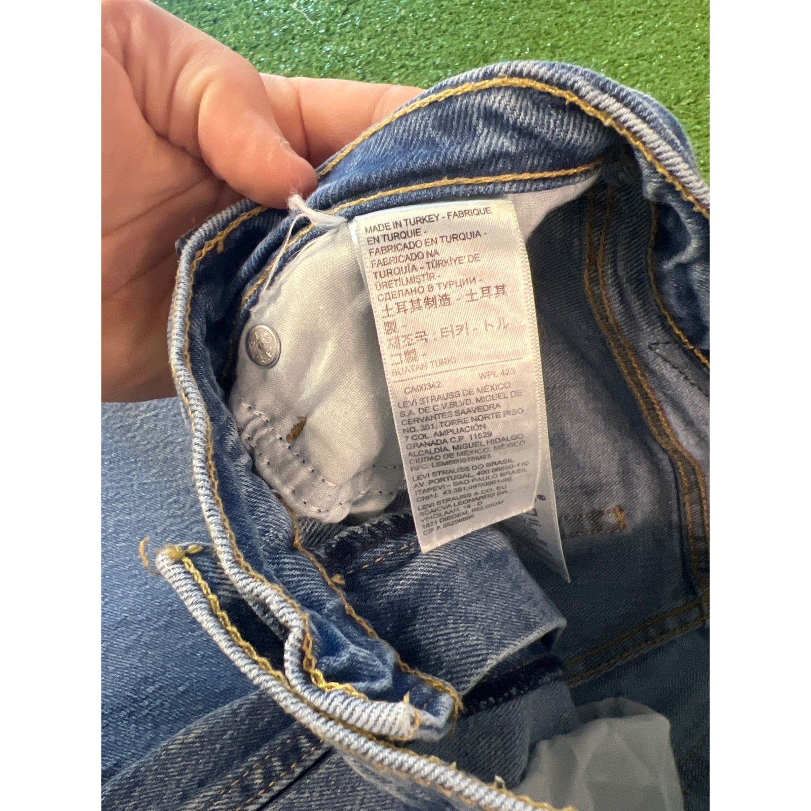 Levi's Levis Women 70s High Flare Jeans Wide Leg Denim Retro 29 Size 29" - 4 Thumbnail