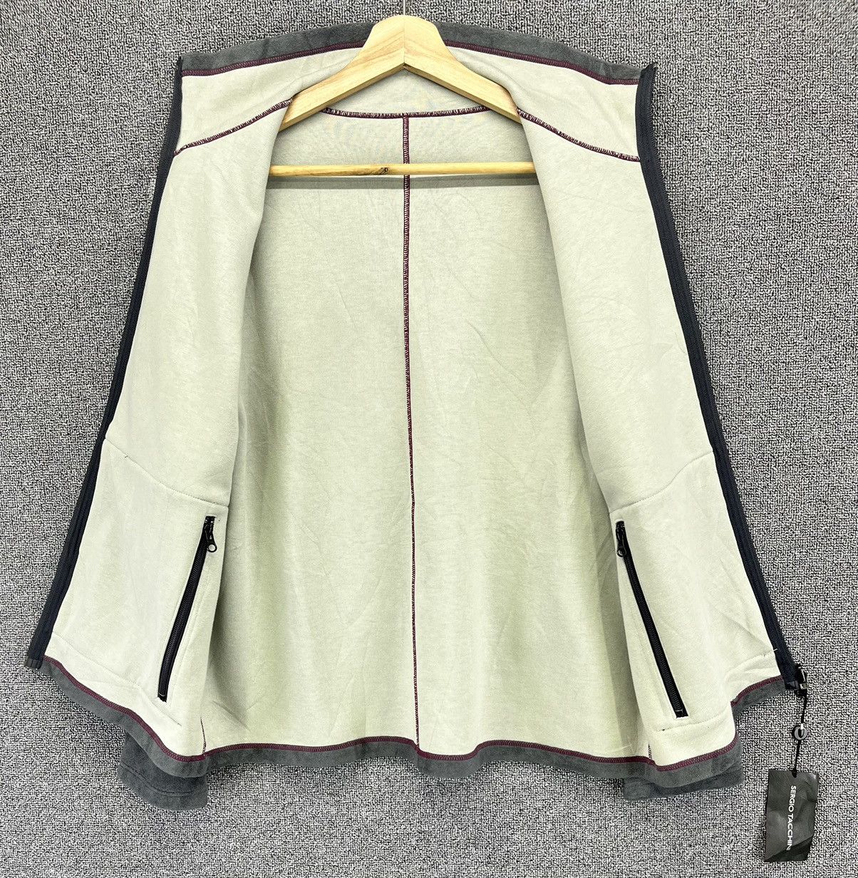 Japanese Brand Sergio Tacchini Grey Jacket Size L / US 10 / IT 46 - 6 Thumbnail
