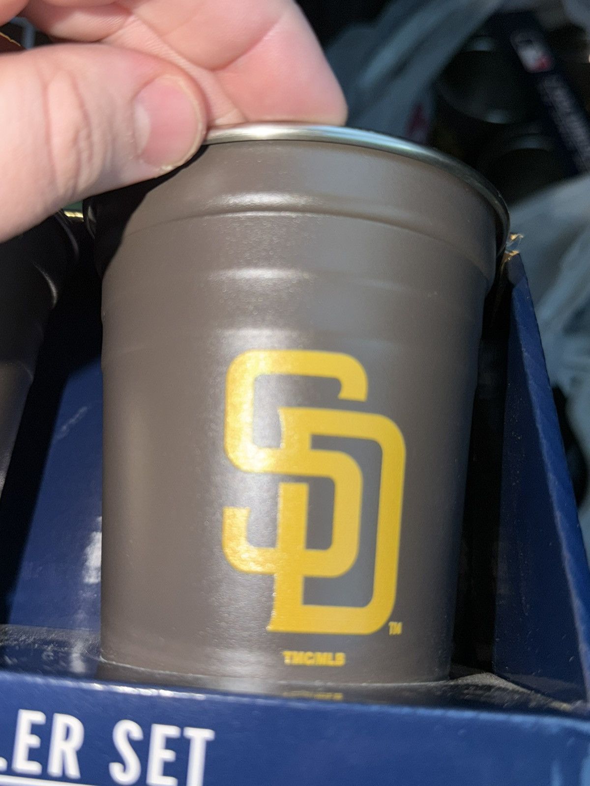 MLB MLB Baseball San Diego Padres 2 Pack 16 Oz. Tumbler Cup Set Size ONE SIZE - 10 Thumbnail
