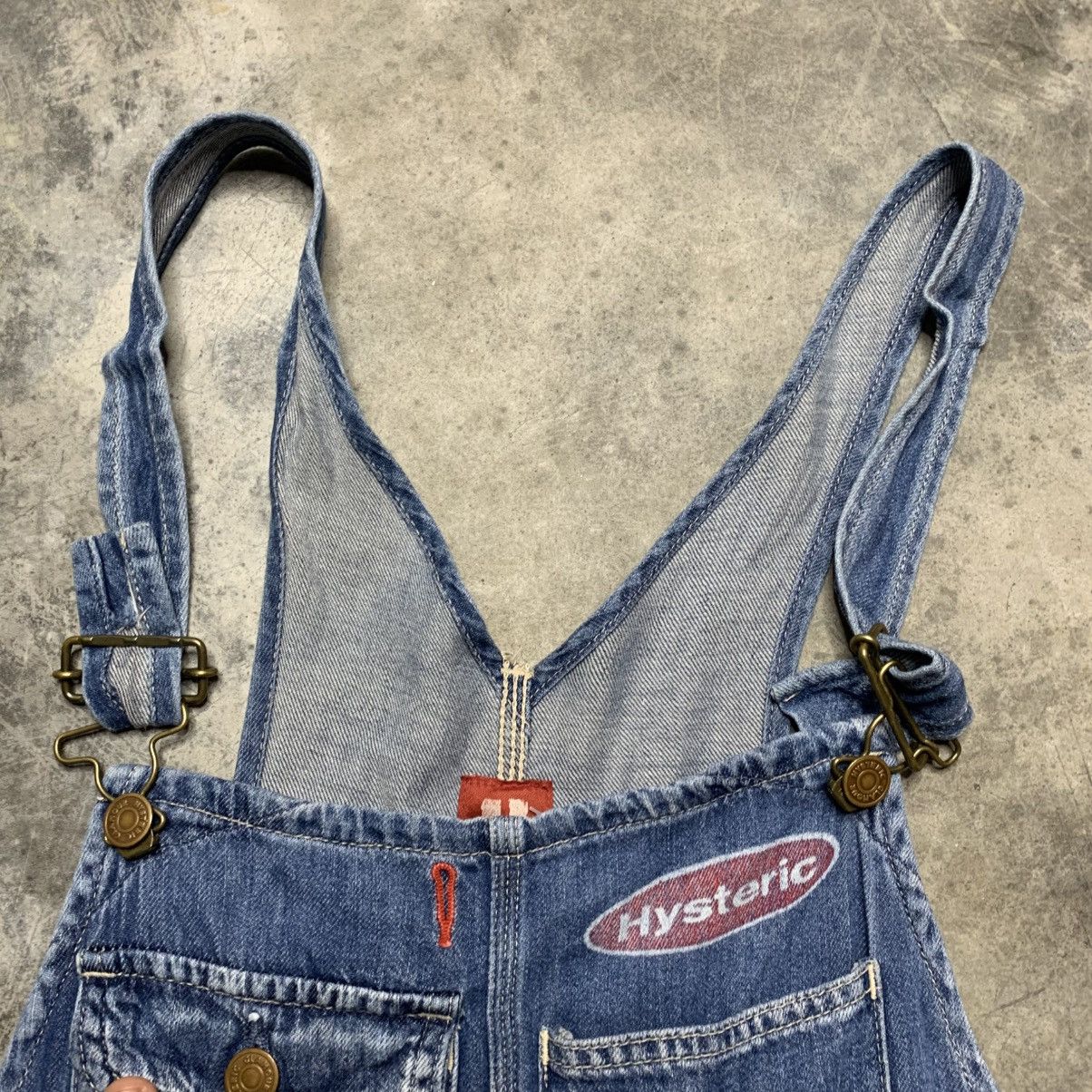 Hysteric Glamour × Japanese Brand Vintage Hysteric Glamour Overalls Multi Printed Logo Denim Size US 33 - 6 Thumbnail