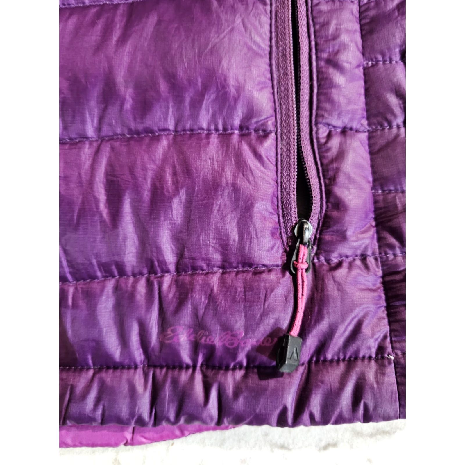 Eddie Bauer Eddie Bauer Jacket Womens X-Small Purple Down Quilted Hooded First Ascent Outdoor Classic Size XS / US 0-2 / IT 36-38 - 5 Thumbnail