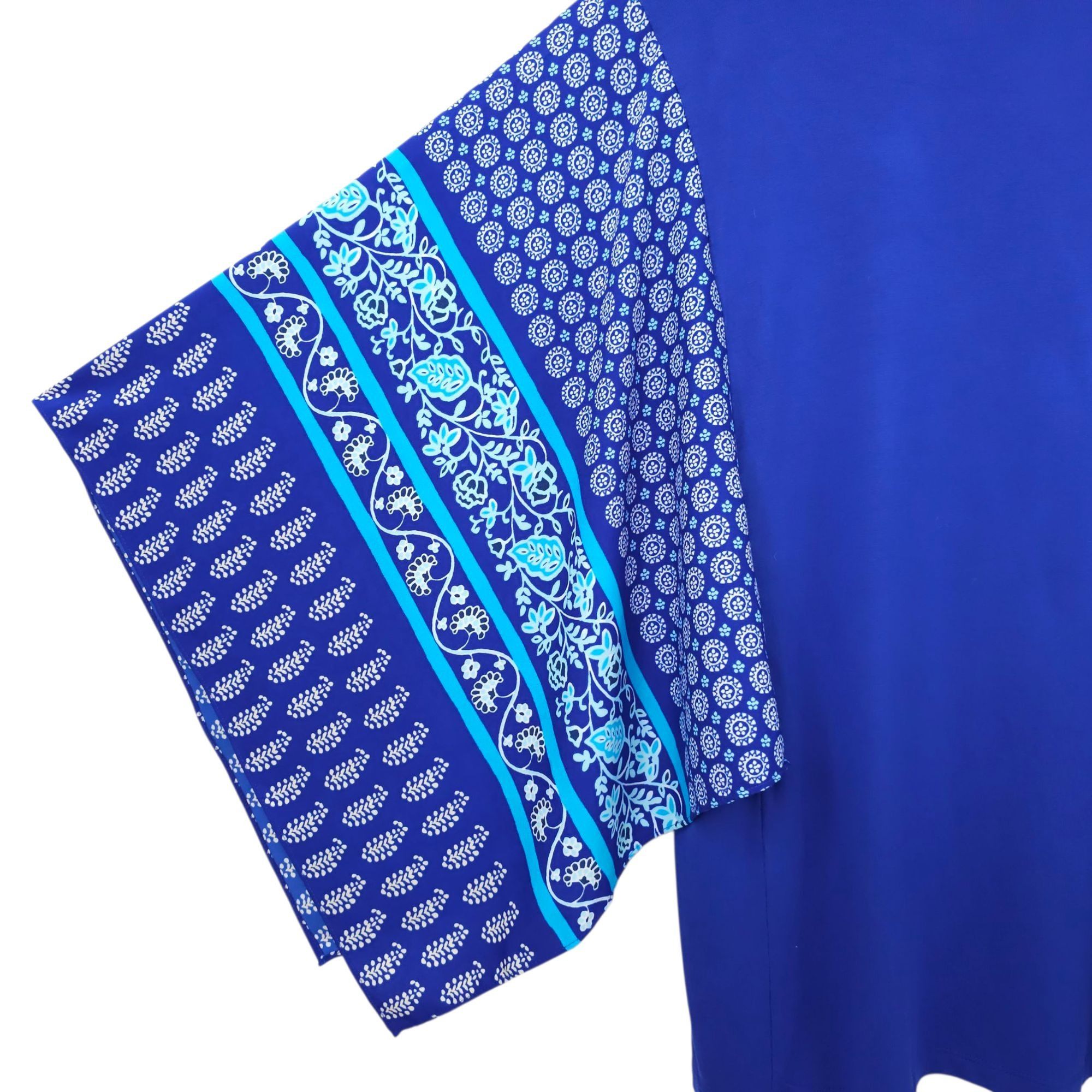 Chicos Chicos Pullover Top Womens 2 US L Paisley Handkerchief Batwi Size L / US 10 / IT 46 - 15 Thumbnail