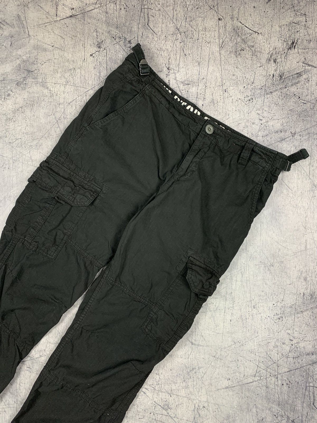 Alpha Industries × Vintage Vintage Alpha Industries Tactical Bondage Cargo Pants Y2K Size US 33 - 2 Thumbnail