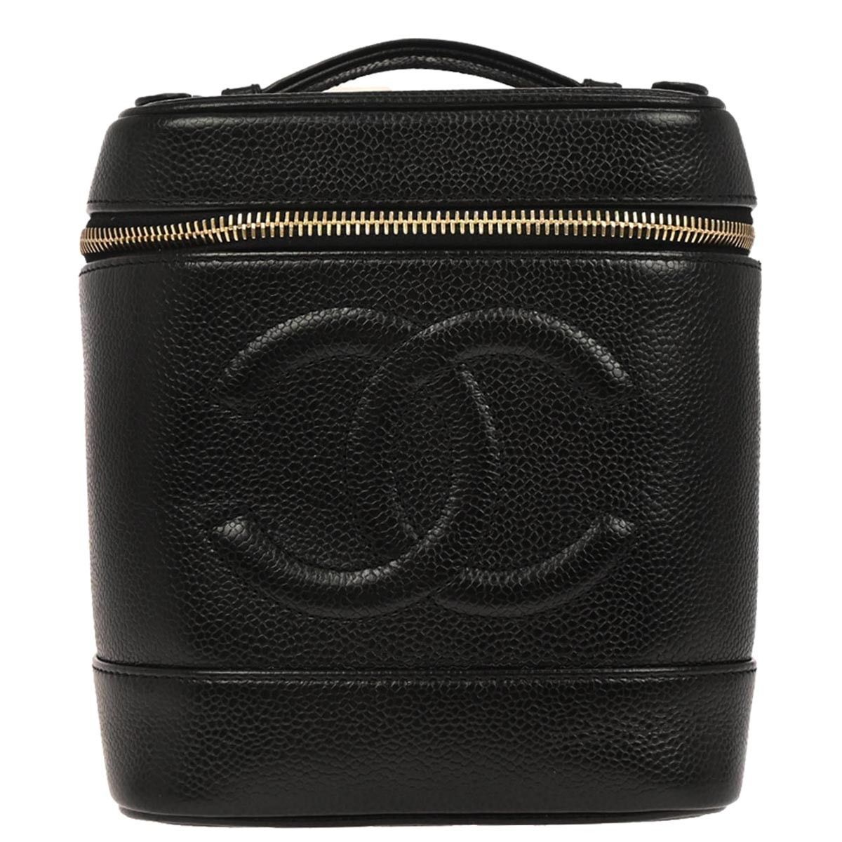 Chanel Chanel Vintage Timeless Cosmetic Case Caviar Size ONE SIZE - 1 Thumbnail