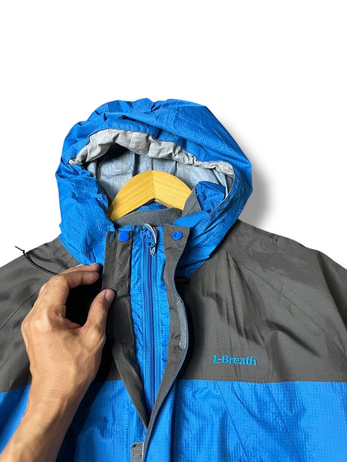 Japanese Brand × Vintage L-Breath Brand Waterproof Outdoor Windbreaker (105) Size US L / EU 52-54 / 3 - 5 Thumbnail