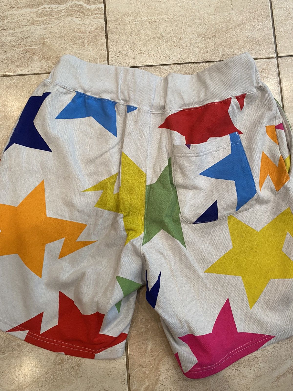 Bape Sta Pattern Wide Fit Sweat Shorts Size US 32 / EU 48 - 2 Thumbnail