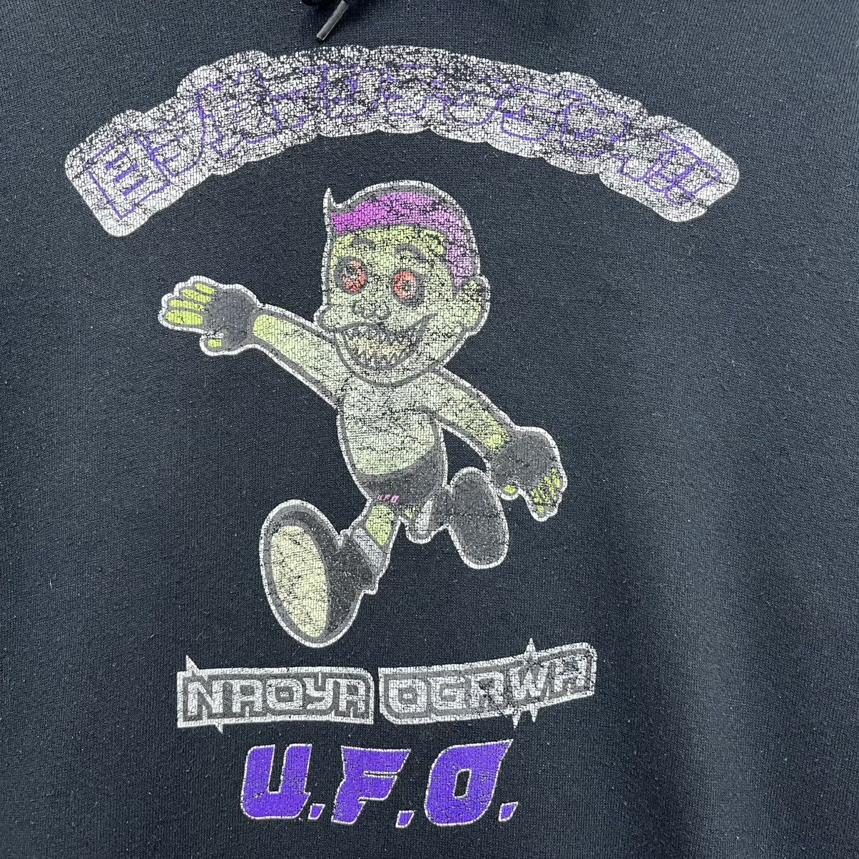 Tultex Vintage Y2K Naoya Ogawa UFO Wrestling Hoodie Size US M / EU 48-50 / 2 - 5 Thumbnail