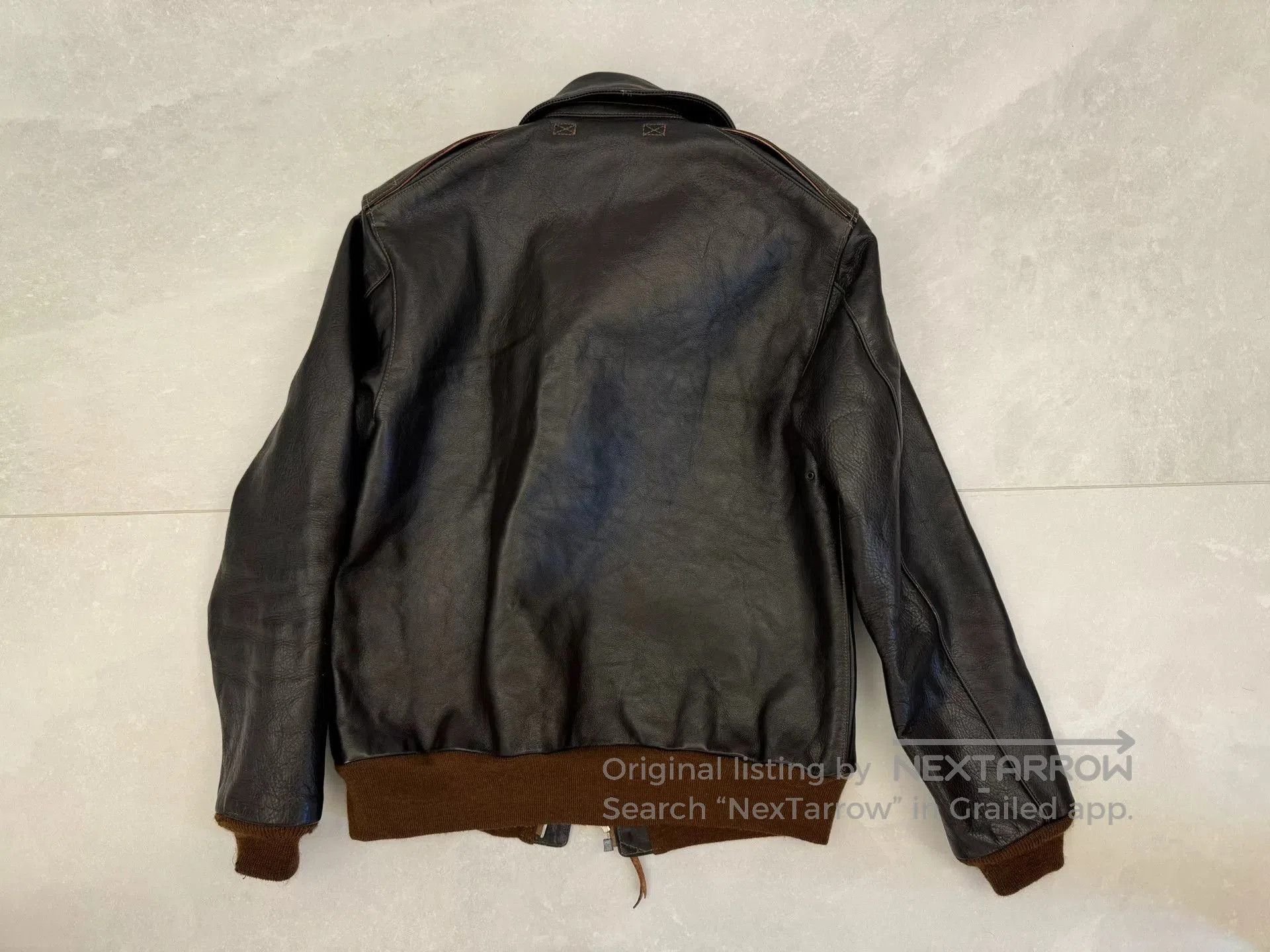 The Real McCoy's the real mccoy a2 leather jacket size 40. Size US M / EU 48-50 / 2 - 2 Thumbnail