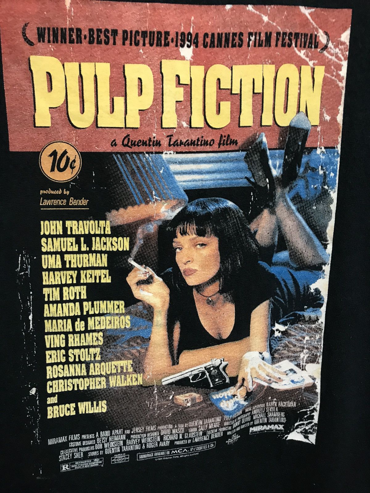 Vintage Pulp Fiction vintage streetwear movie tee Size US XL / EU 56 / 4 - 3 Thumbnail
