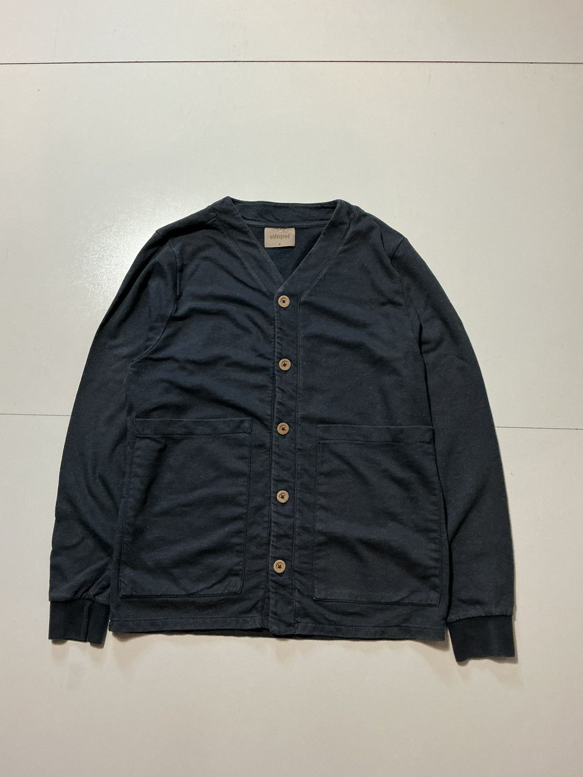 Other Unfeigned Gear Organic Cotton Terry Fleece Cardigan Sweater Size US S / EU 44-46 / 1 - 1 Thumbnail