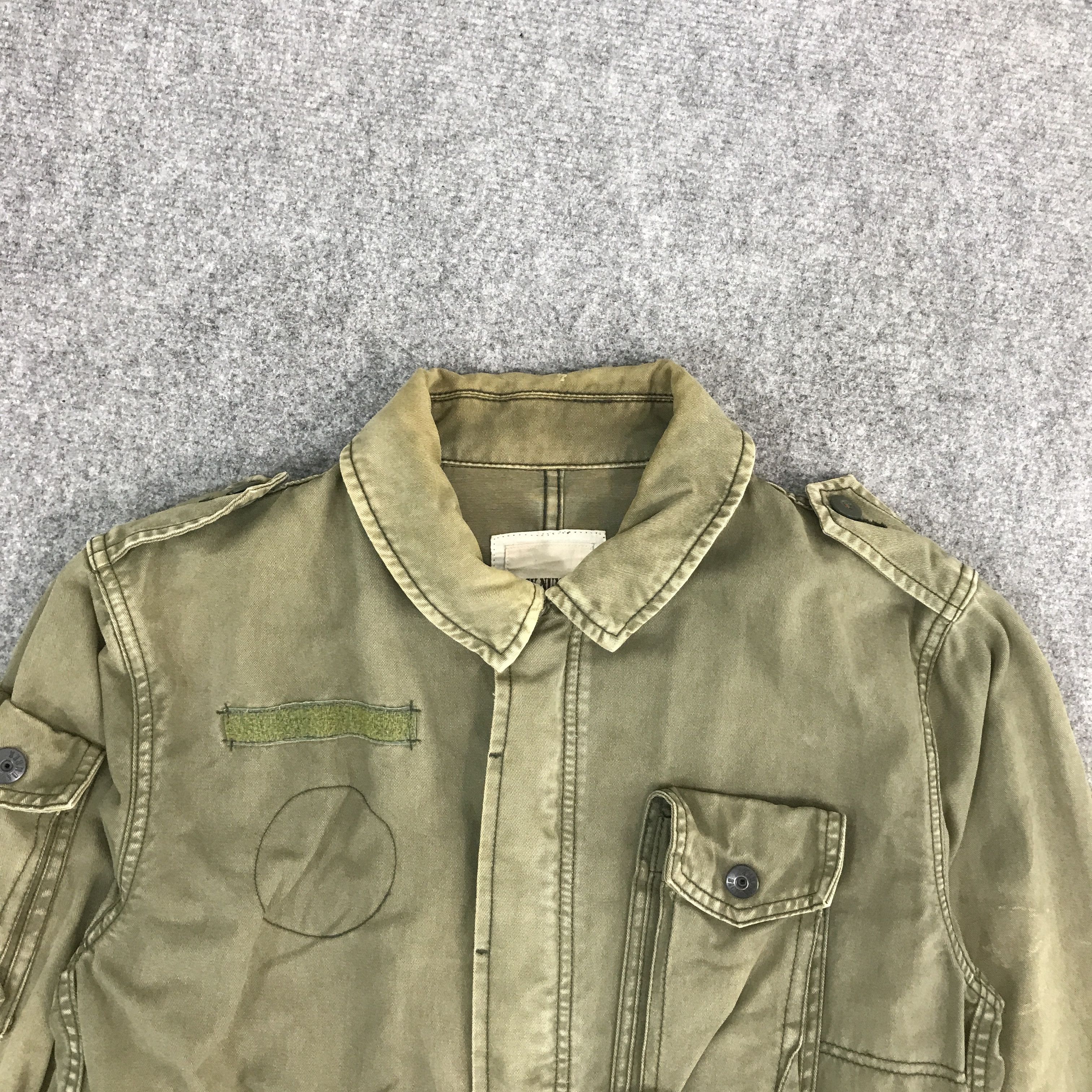 Japanese Brand BACK NUMBER ARMY STYLE FADED JACKET Size US S / EU 44-46 / 1 - 3 Thumbnail