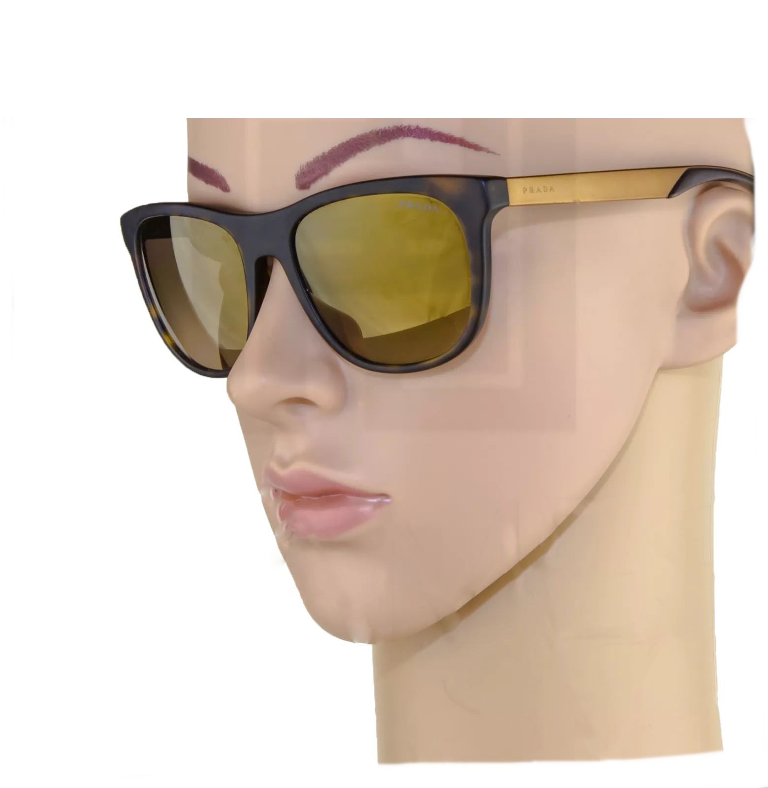 Prada PRADA 04S Sport Square PR04SS Brown Bronze Sunglasses Size ONE SIZE - 2 Thumbnail