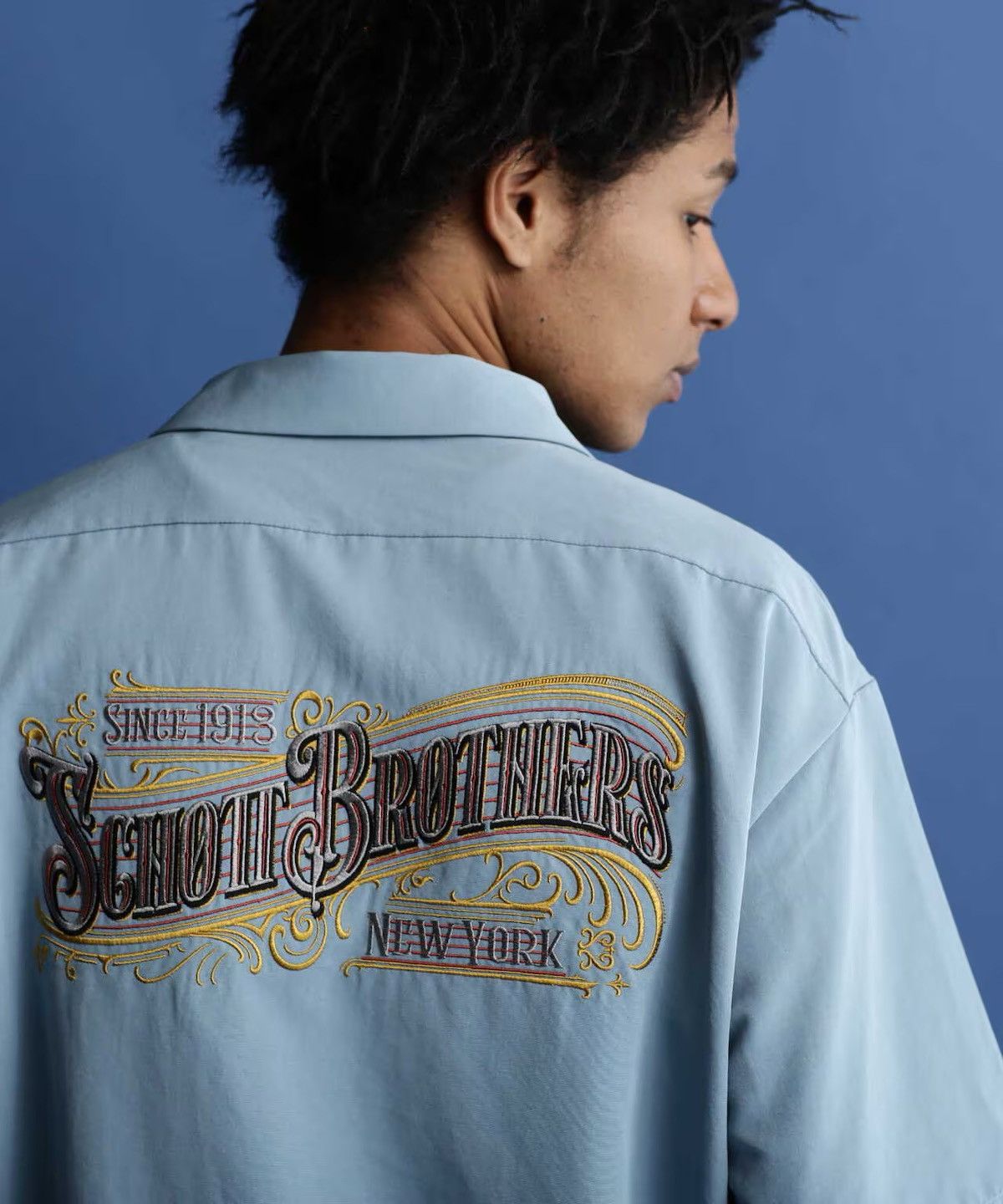 Schott Schott Barber Shop Embroidered Button Up Shirt Size US L / EU 52-54 / 3 - 3 Thumbnail