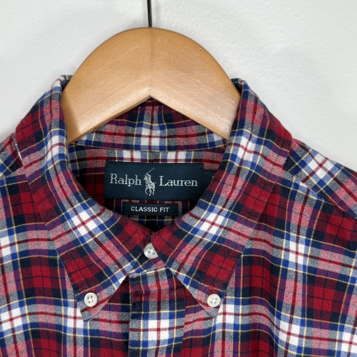 Polo Ralph Lauren × Vintage Vintage 90’s Ralph Lauren Classic Fit Men’s Button-Up Shirt Size US L / EU 52-54 / 3 - 3 Thumbnail
