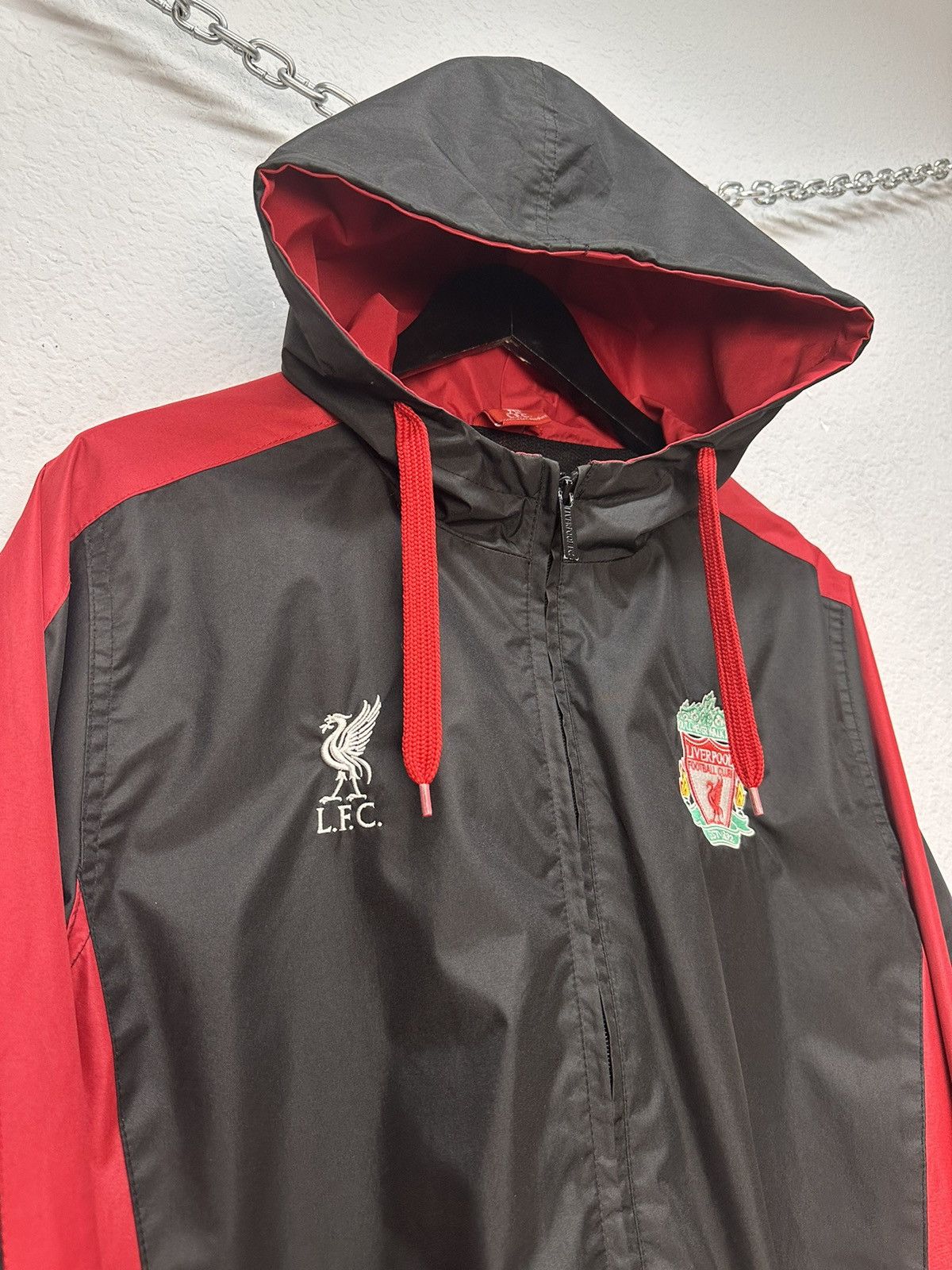 Adidas Vintage Liverpool Nike Premier Nylon Sweatshirt Y2K Hoodie Size US S / EU 44-46 / 1 - 5 Thumbnail