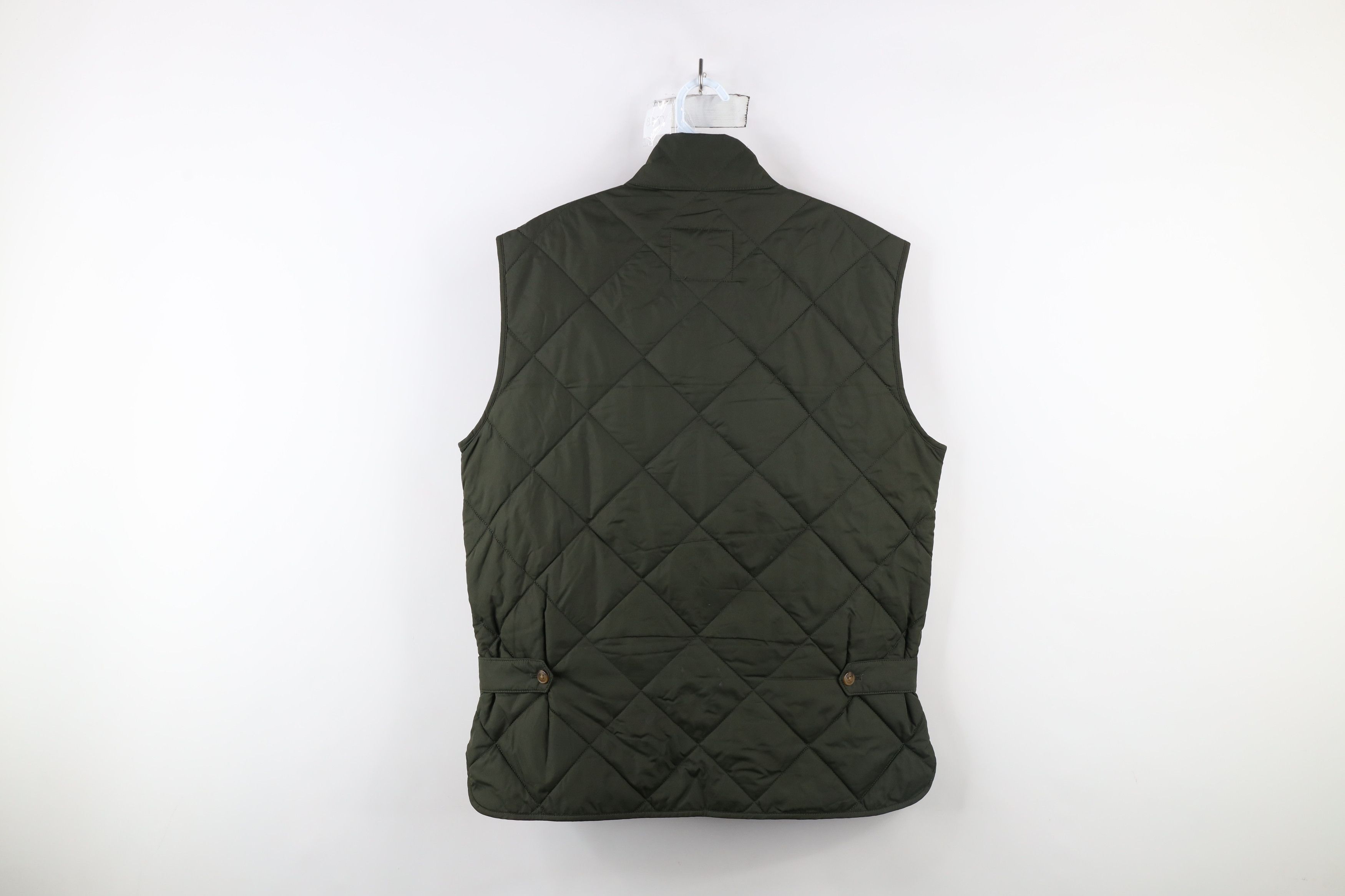 J.Crew × Vintage Vintage Y2K J Crew Lined Quilted Full Zip Vest Jacket Green Size US M / EU 48-50 / 2 - 13 Thumbnail