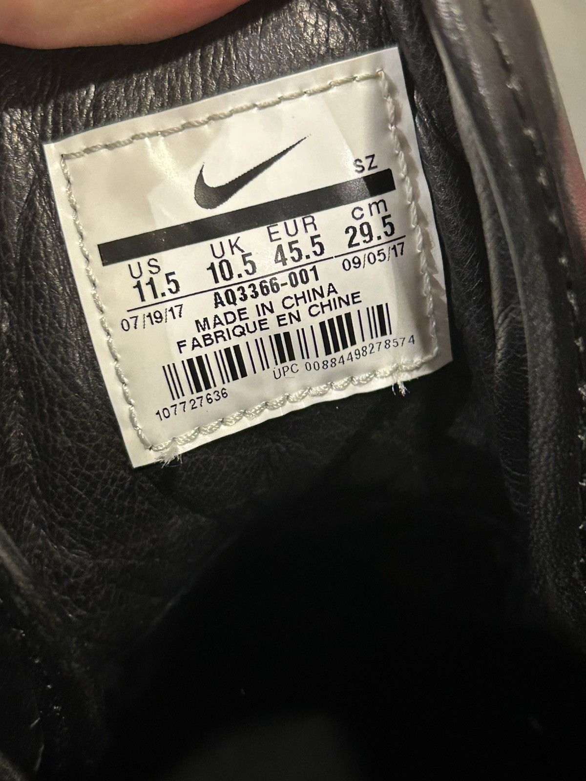 Nike Air Force 1 High ‘Ricardo Tisci Victorious Minotaurs Black’ Size US 11.5 / EU 44-45 - 8 Thumbnail