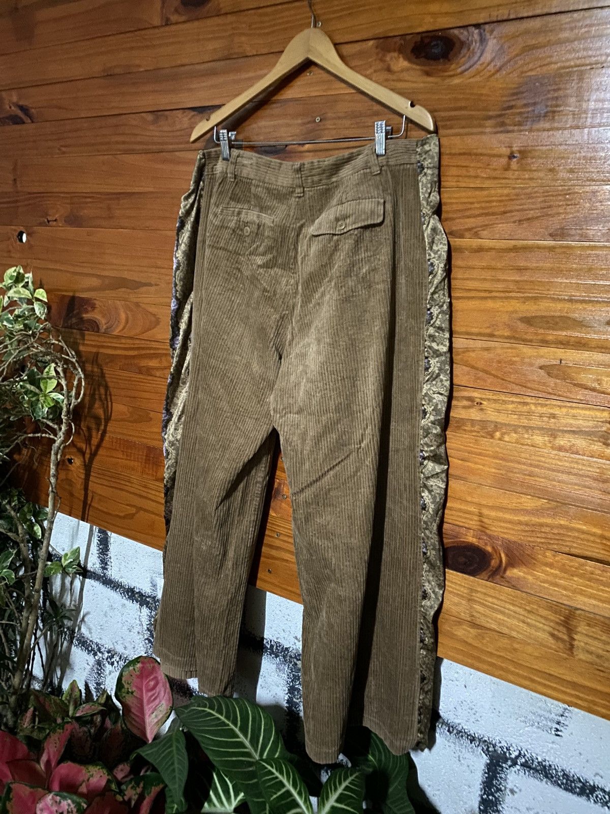 GU × Undercover GU × UNDERCOVER Hybrid Corduroy Patchwork Pants Avant-Garde Size US 36 / EU 52 - 8 Thumbnail