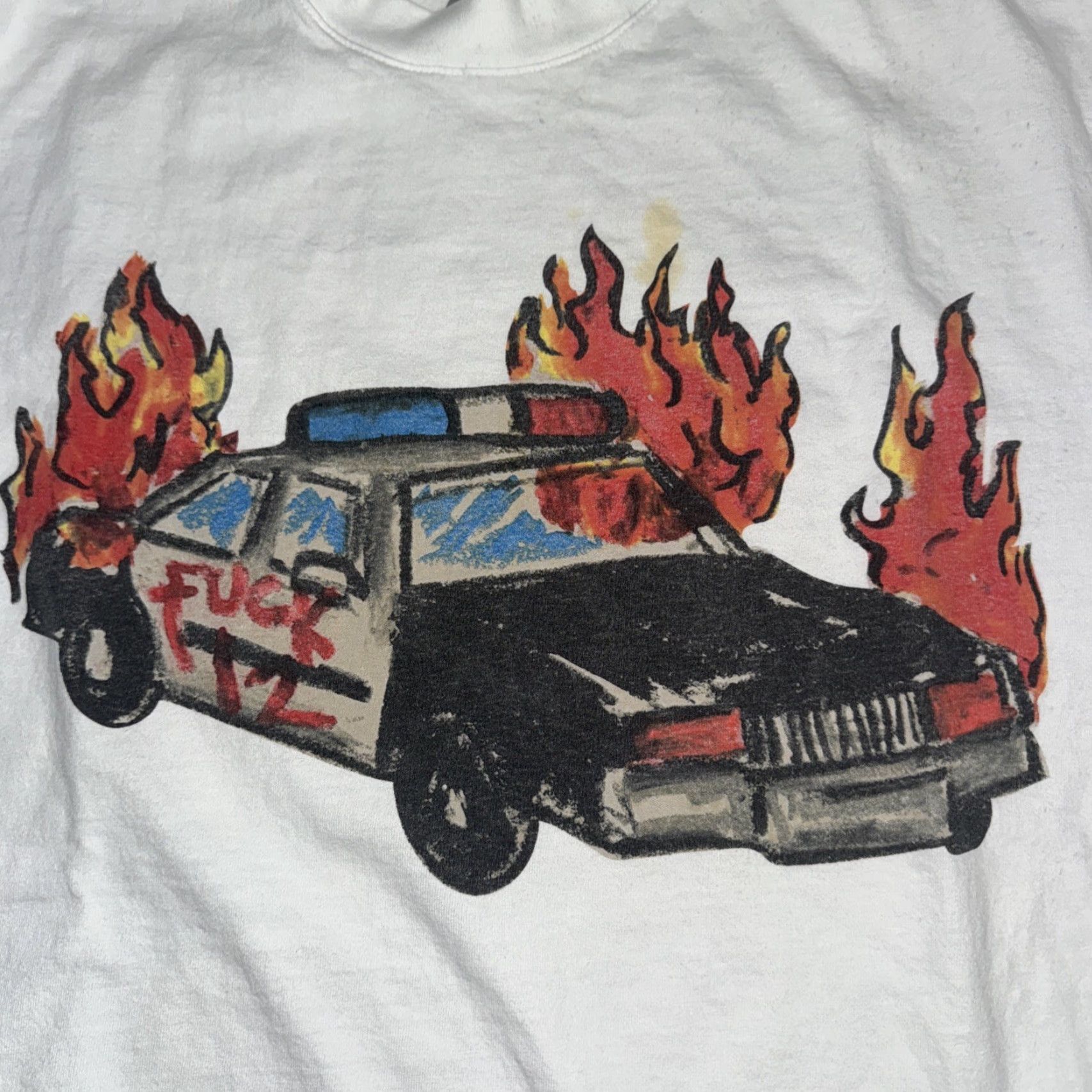 Vintage YG 4 Hunnid Long Sleeve T-Shirt Mens M White Size US M / EU 48-50 / 2 - 2 Thumbnail