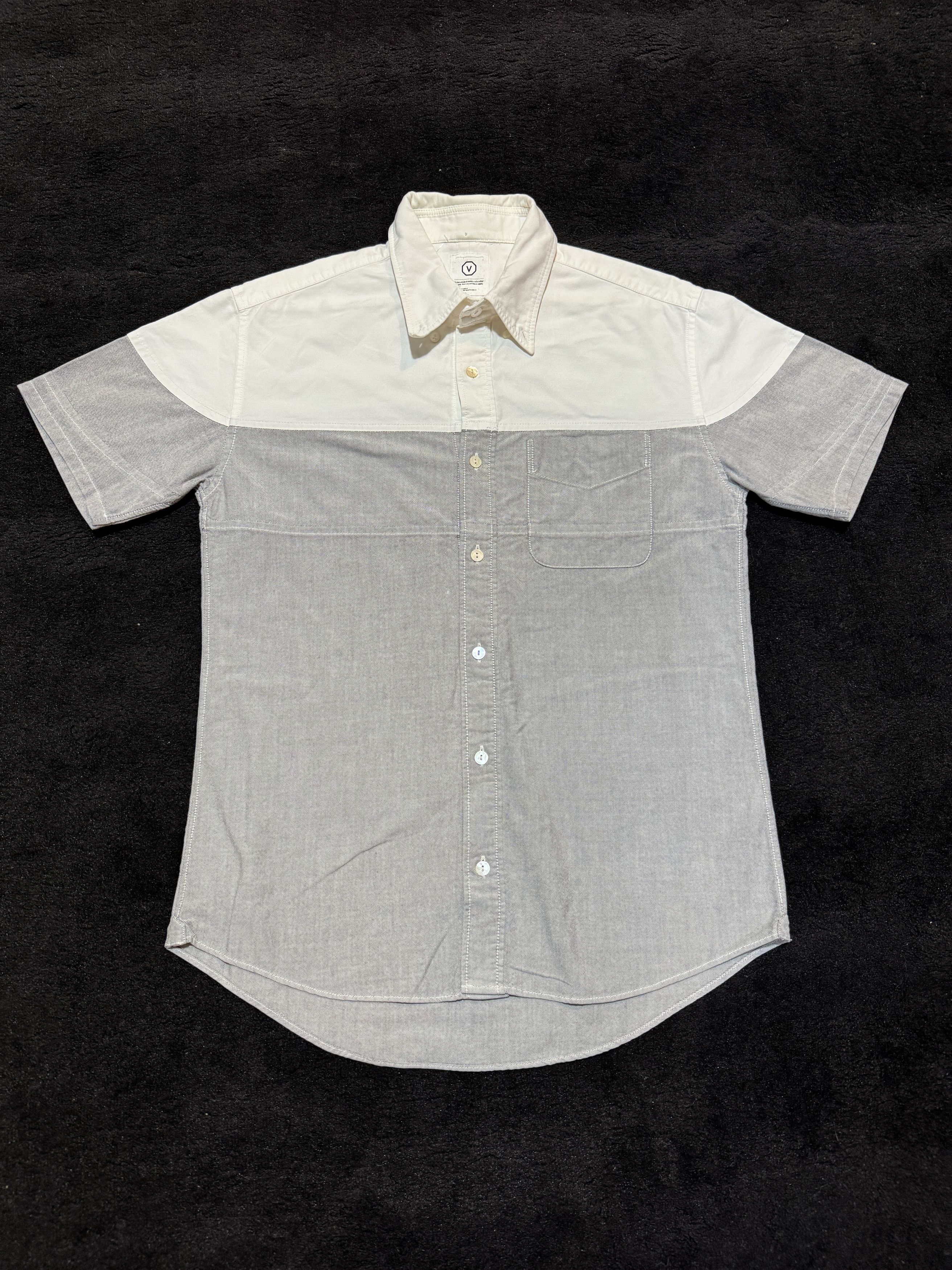 Visvim Visvim Chambray Oxford 2 Tone Shirt Size 1 Size US S / EU 44-46 / 1 - 1 Thumbnail