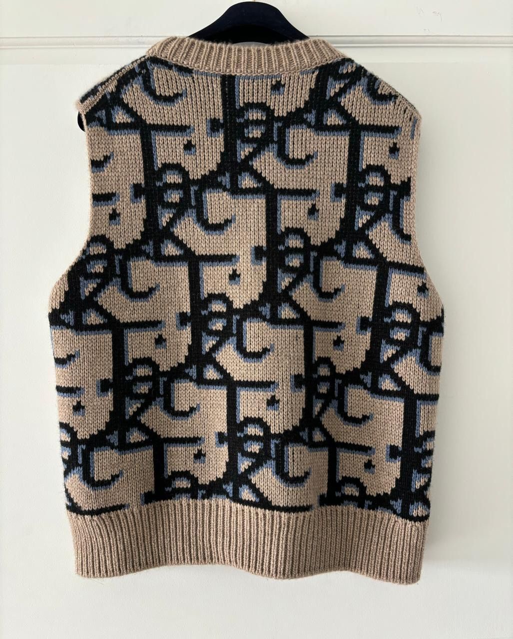 Dior × Travis Scott Dior x Cactus Jack Oversized Sleeveless Sweater Size US L / EU 52-54 / 3 - 3 Thumbnail